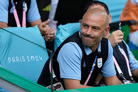 Argentina's coach Javier Mascherano